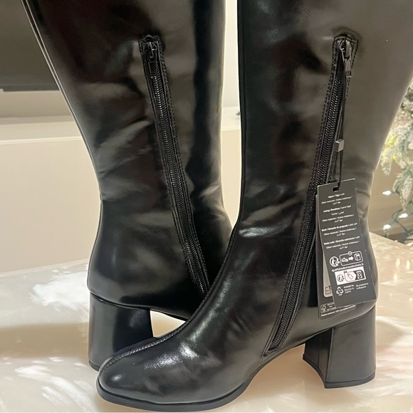 Vero Moda Black Over the Knee Boots - Picture 5 of 8